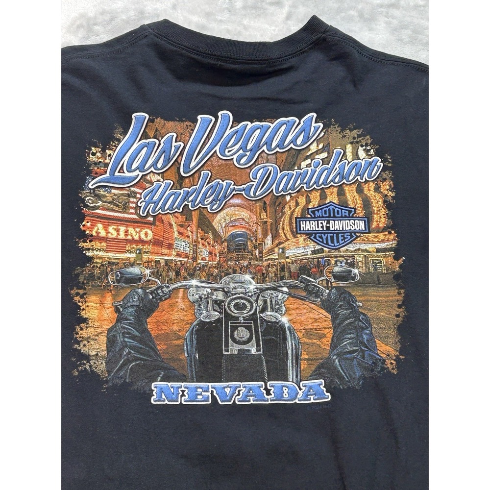 Harley Davidson T-Shirt Las Vegas Nevada Motorcycles Graphic Tee Men Sz XXL Ride